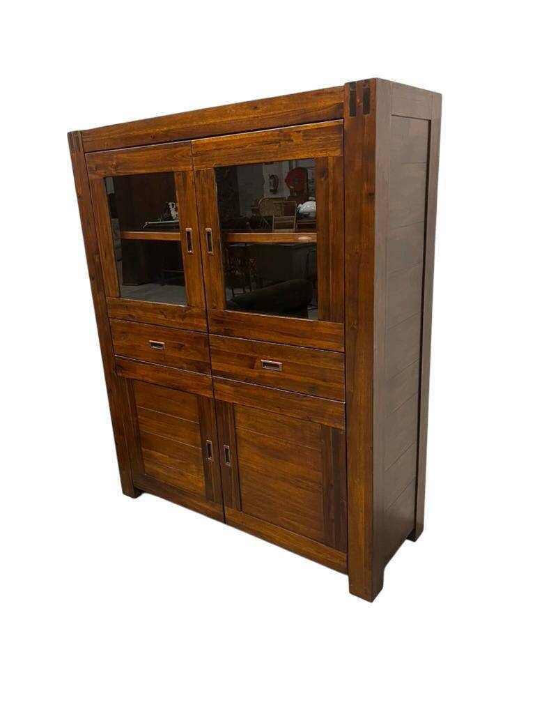 vintage wooden display cabinet / drinks cabinet