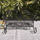 Vintage twisted wrought iron magazine or record holder - magazine rack
