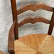 Pair of straw armchairs