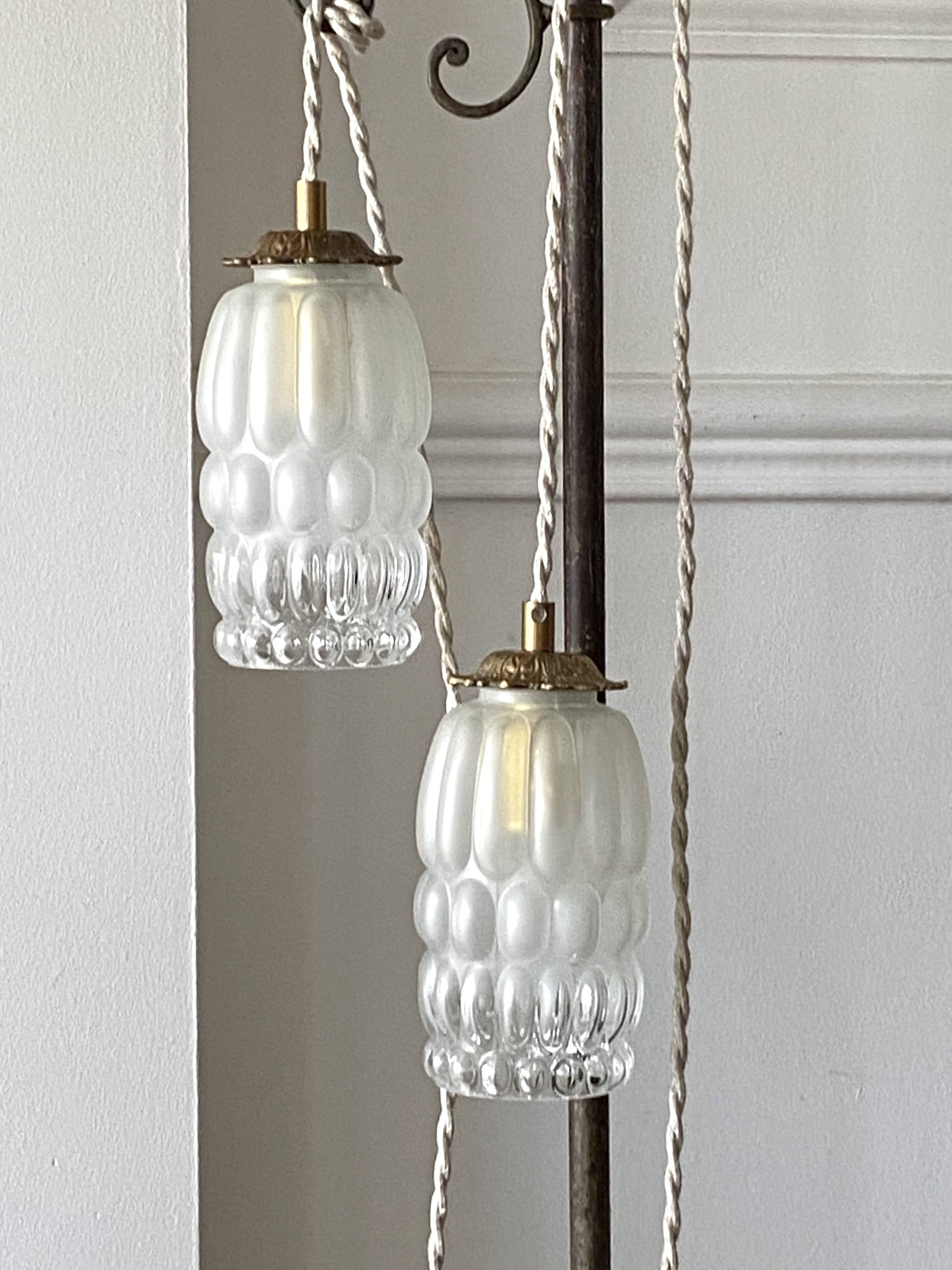 Pair of Art Deco portable lamps