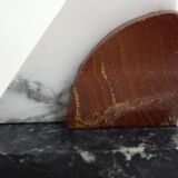 Art Deco marble bookends