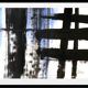Peinture abstraite originale et unique - Hommage à Soulages