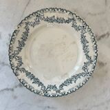 Set of 9 Longwy Earthenware Dinner Plates - Marie-Thérèse Model