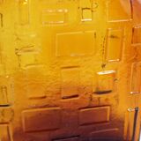 Empoli amber glass carafe, Italy 1960