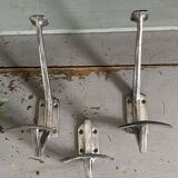 Trio of metal hooks