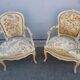 Paire de fauteuils Louis XV
