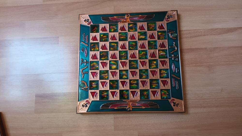Vintage Egyptian chess set
