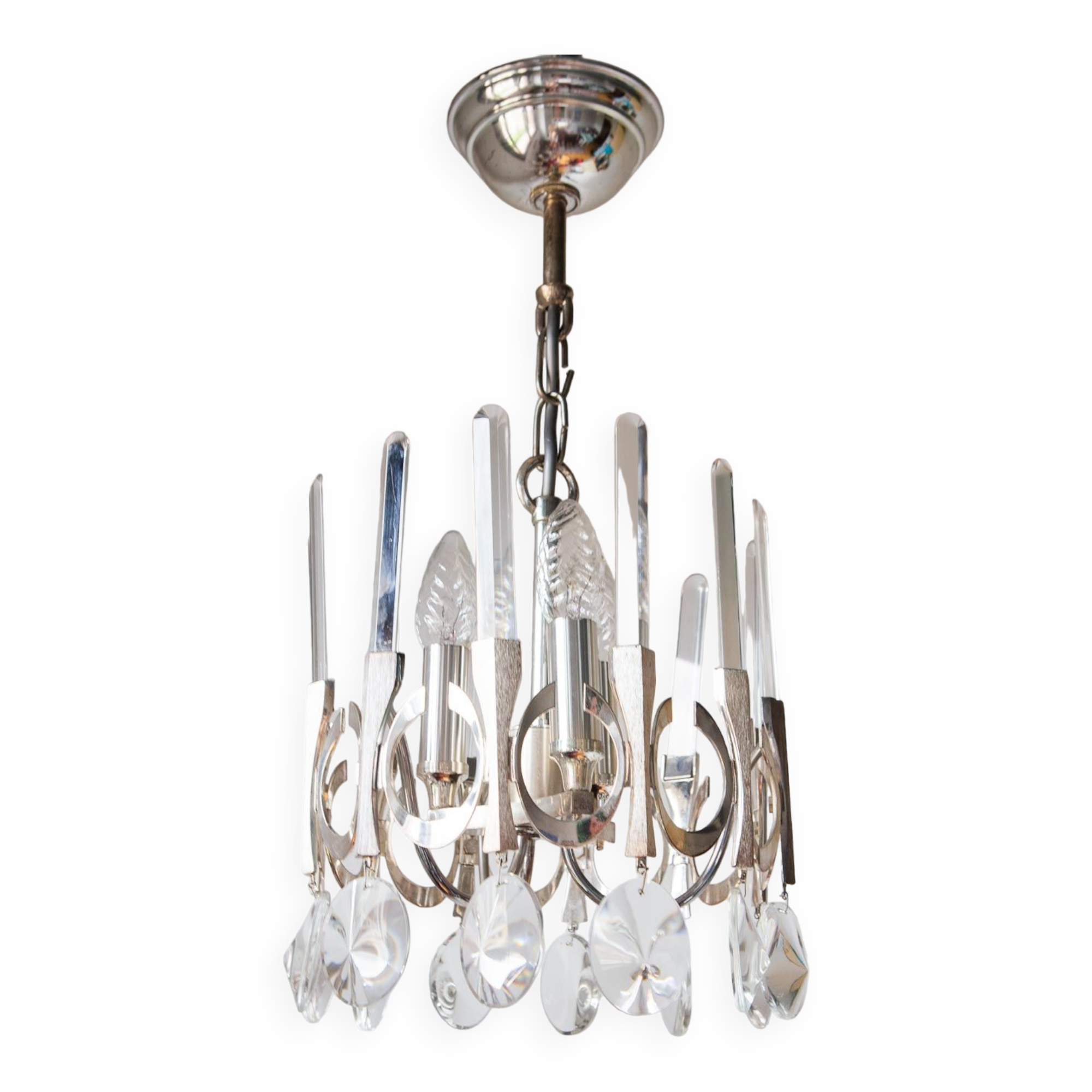 Sciolari pendant lamp signed 60s