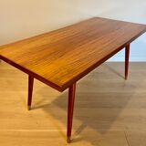 Table basse bois vernis