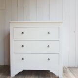 Commode rétro en bois rénovée