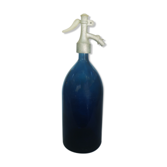Old dark blue siphon