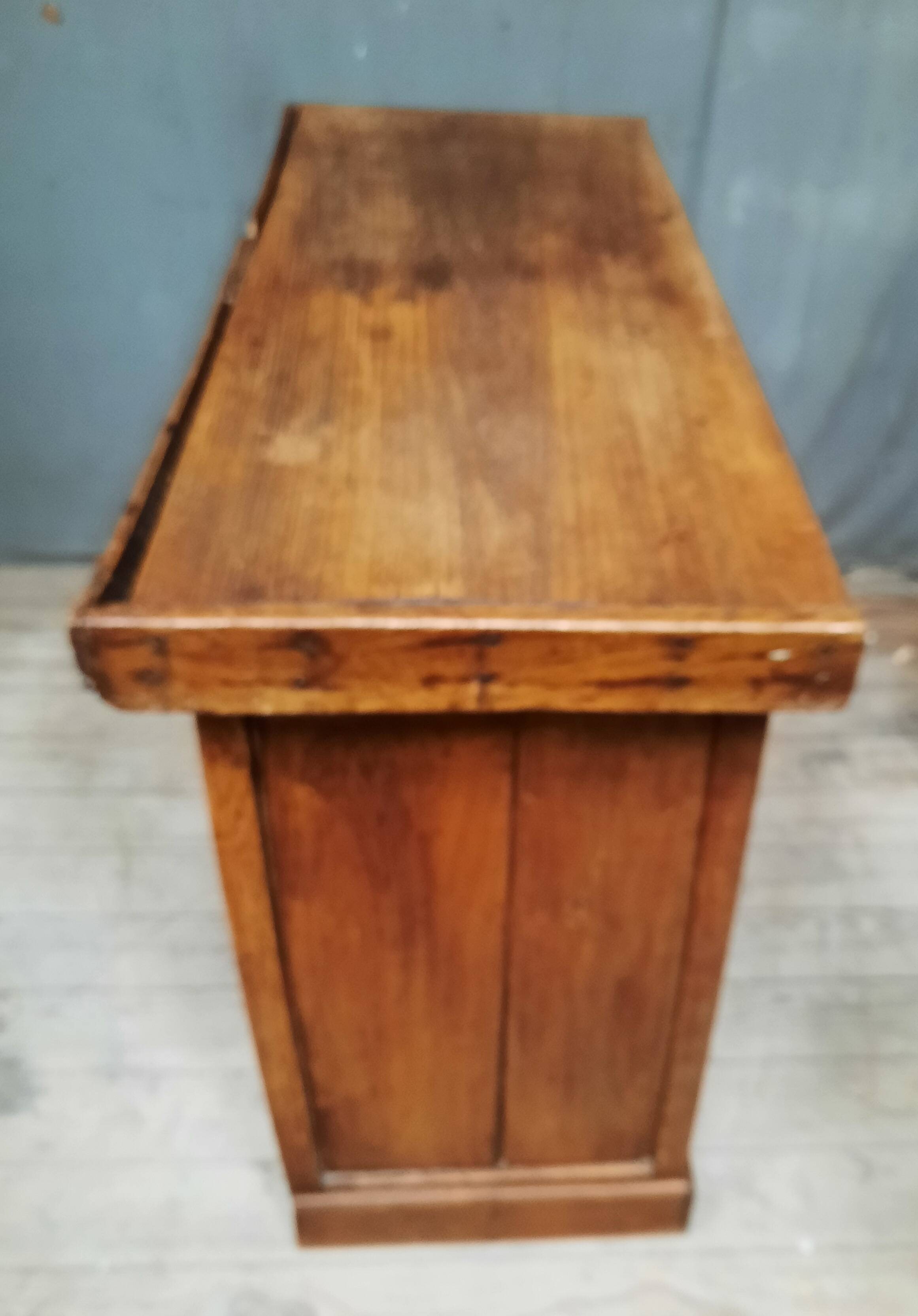 Solid wood office sideboard