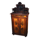 Antiker Gründerzeit-Schrank mit Wurzelfurnier – ca. 150 Jahre alt