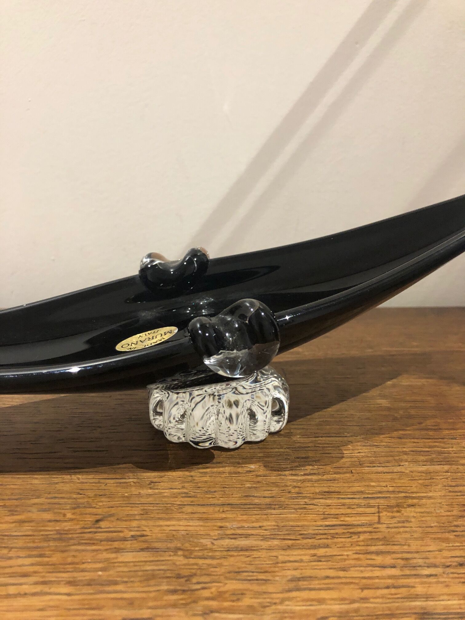 Murano gondola ashtray