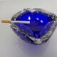Blue Sommerso Murano Glass Ashtray, Italy, 1960s
