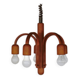 Teak pendant lamp by Domus, 1970s