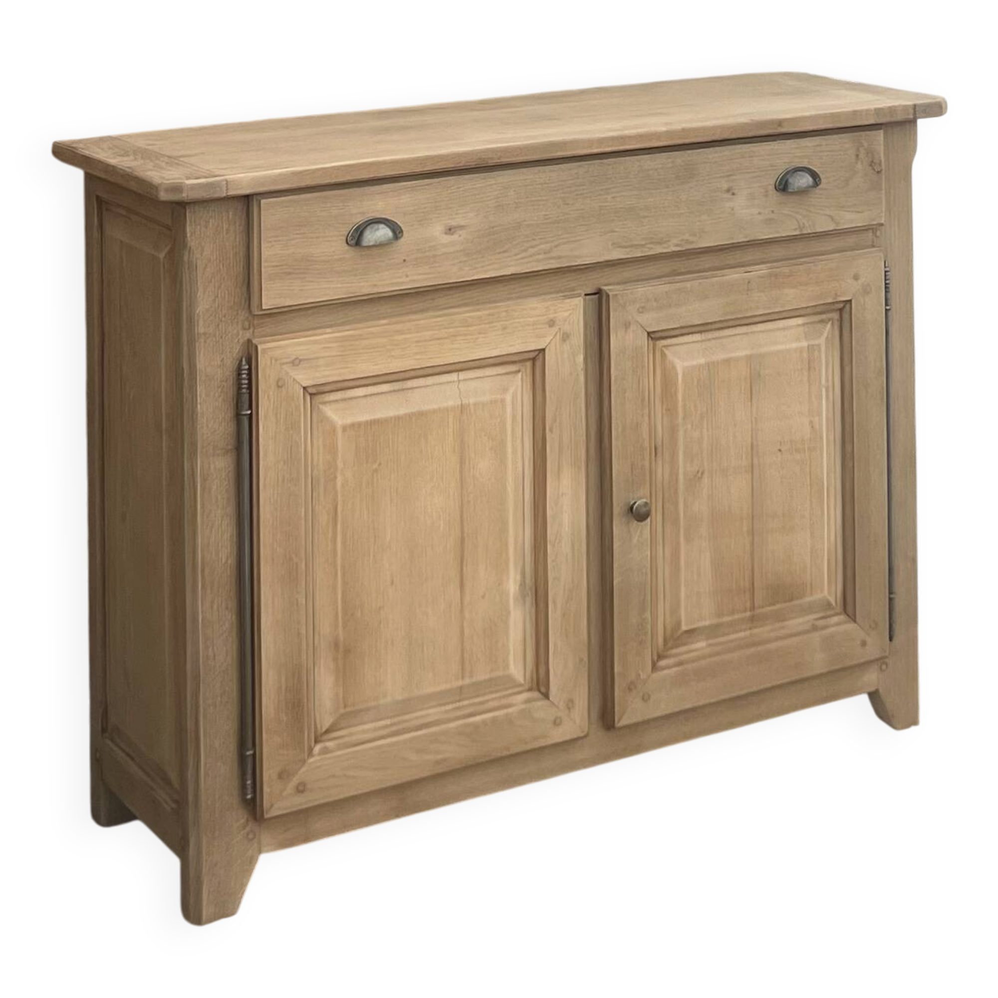 Old Parisian buffet in raw solid oak