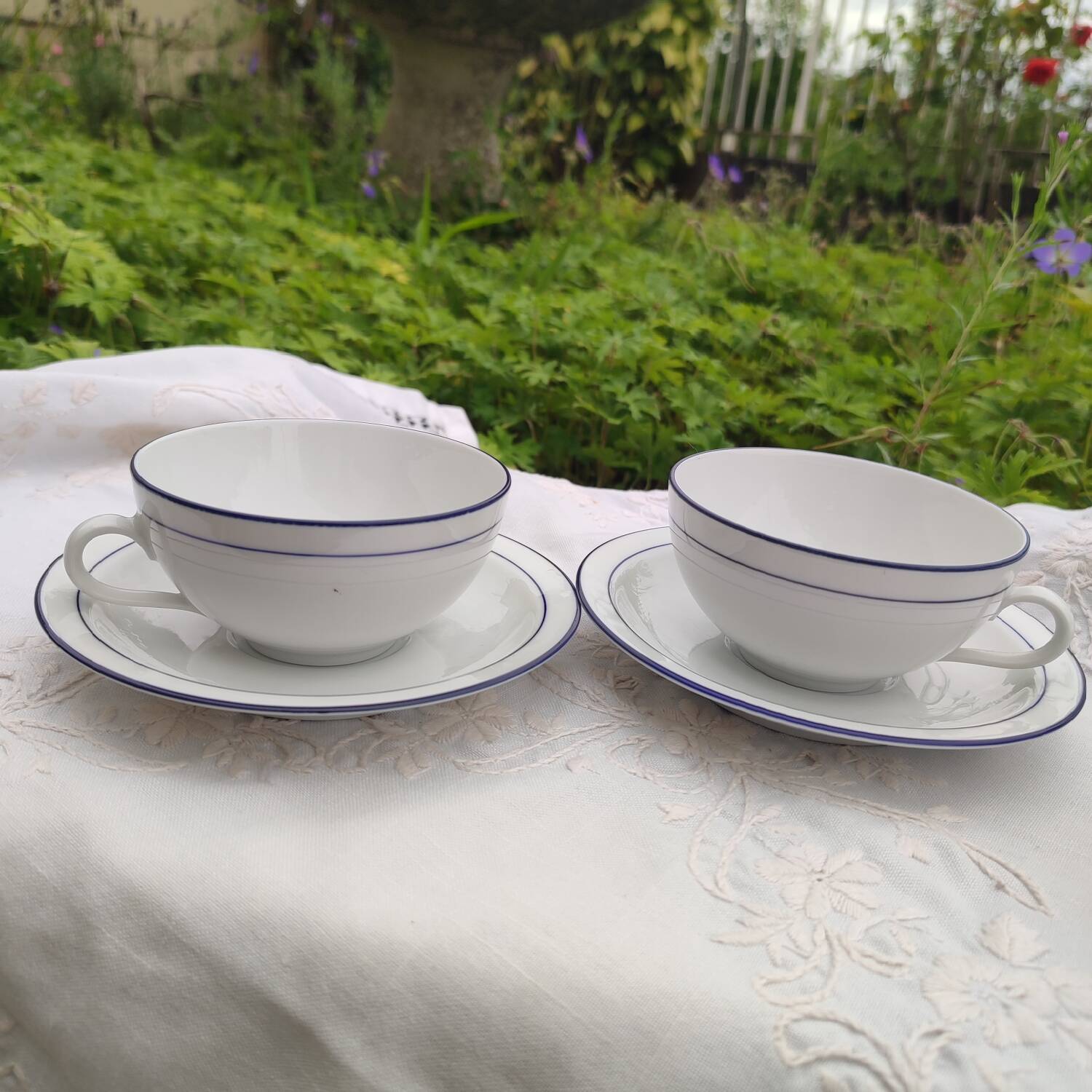 Seltmann Weiden Bavaria porcelain cup and saucer duo