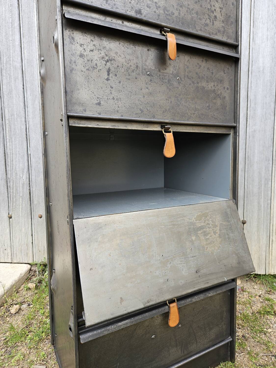 Industrial flap locker