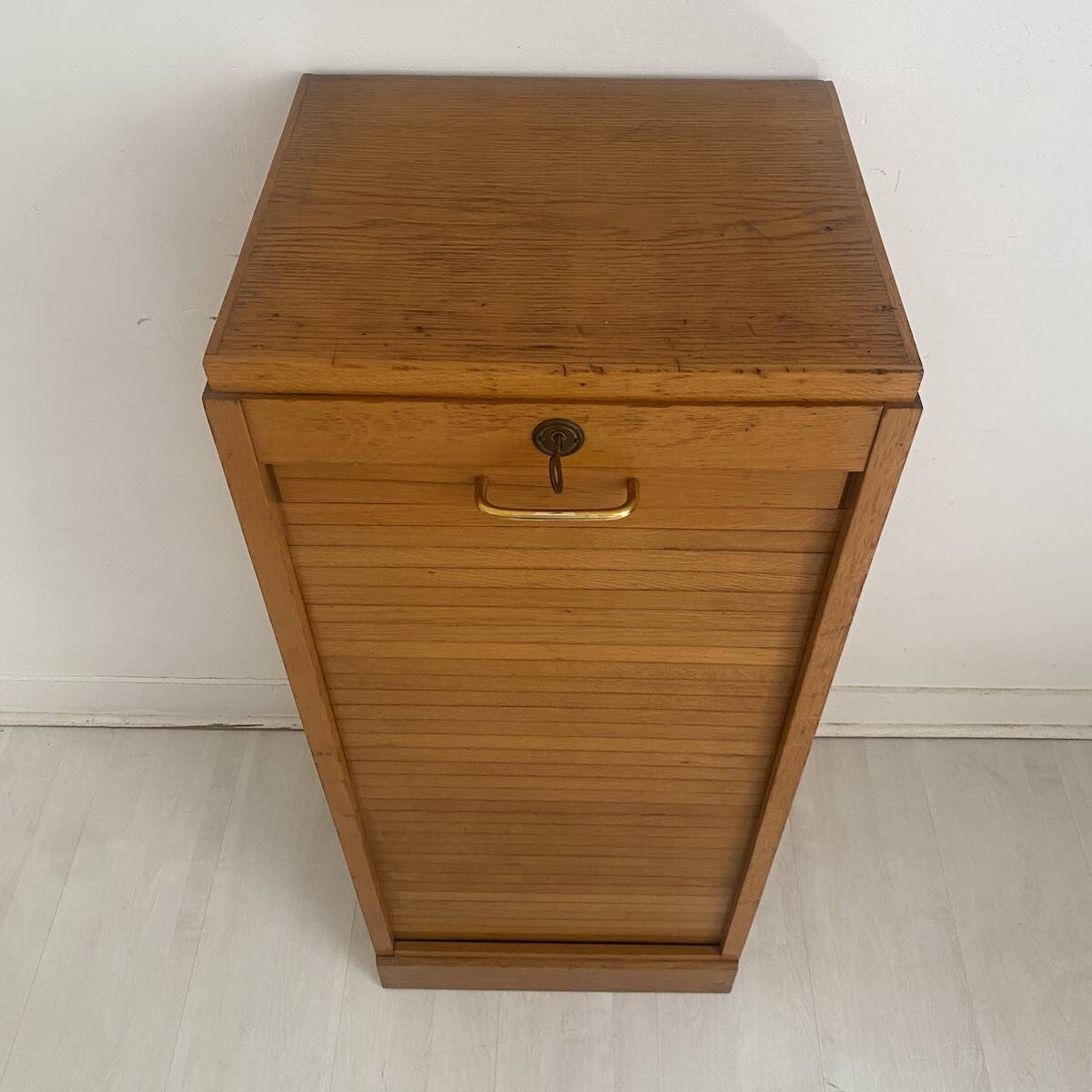 Notary desk with curtain from the 1960s