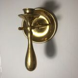Brass sailor's candlestick