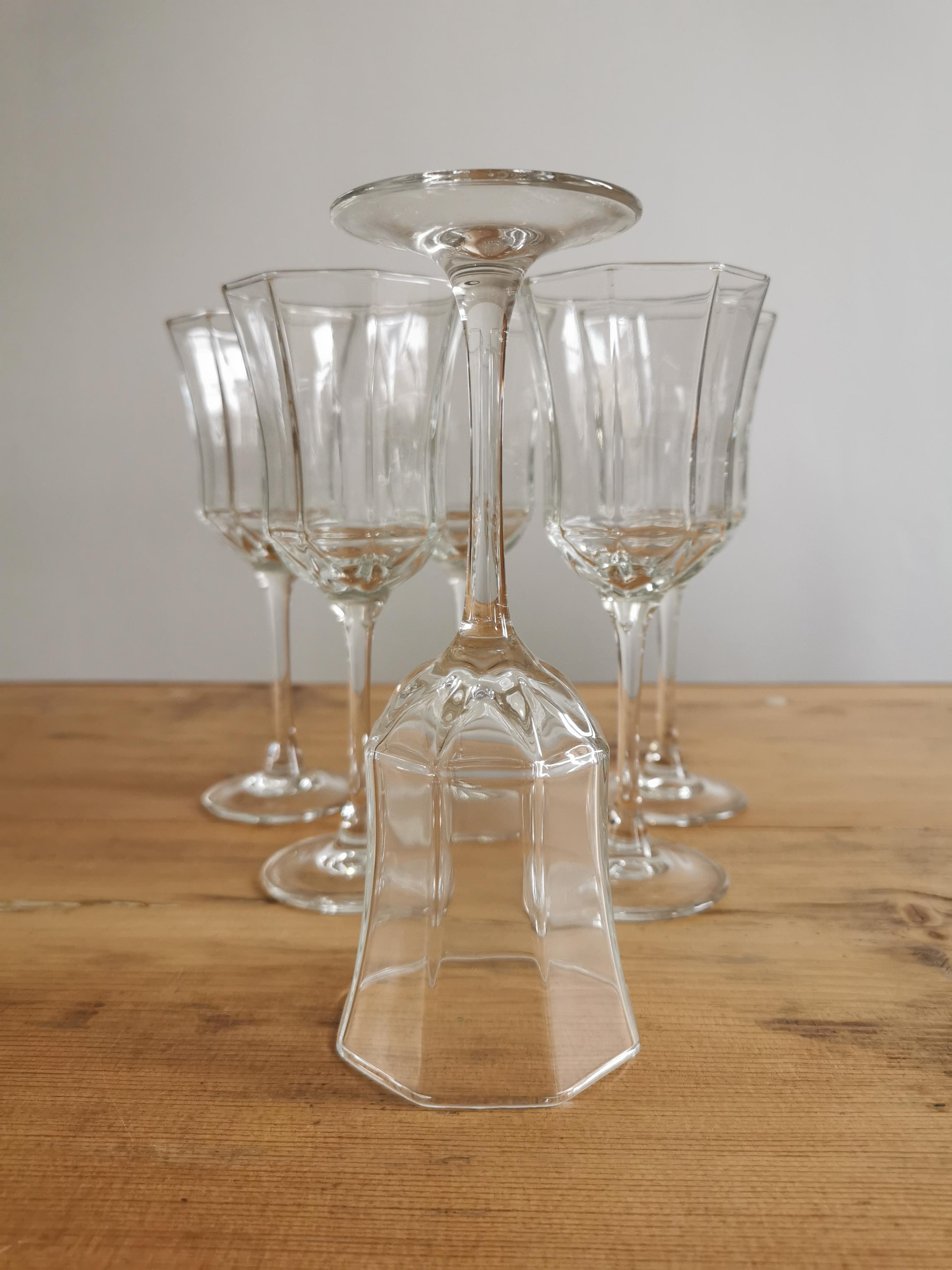 Service of 6 wine glasses Luminarc France