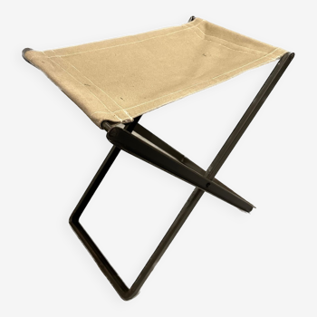 Vintage industrial folding stool