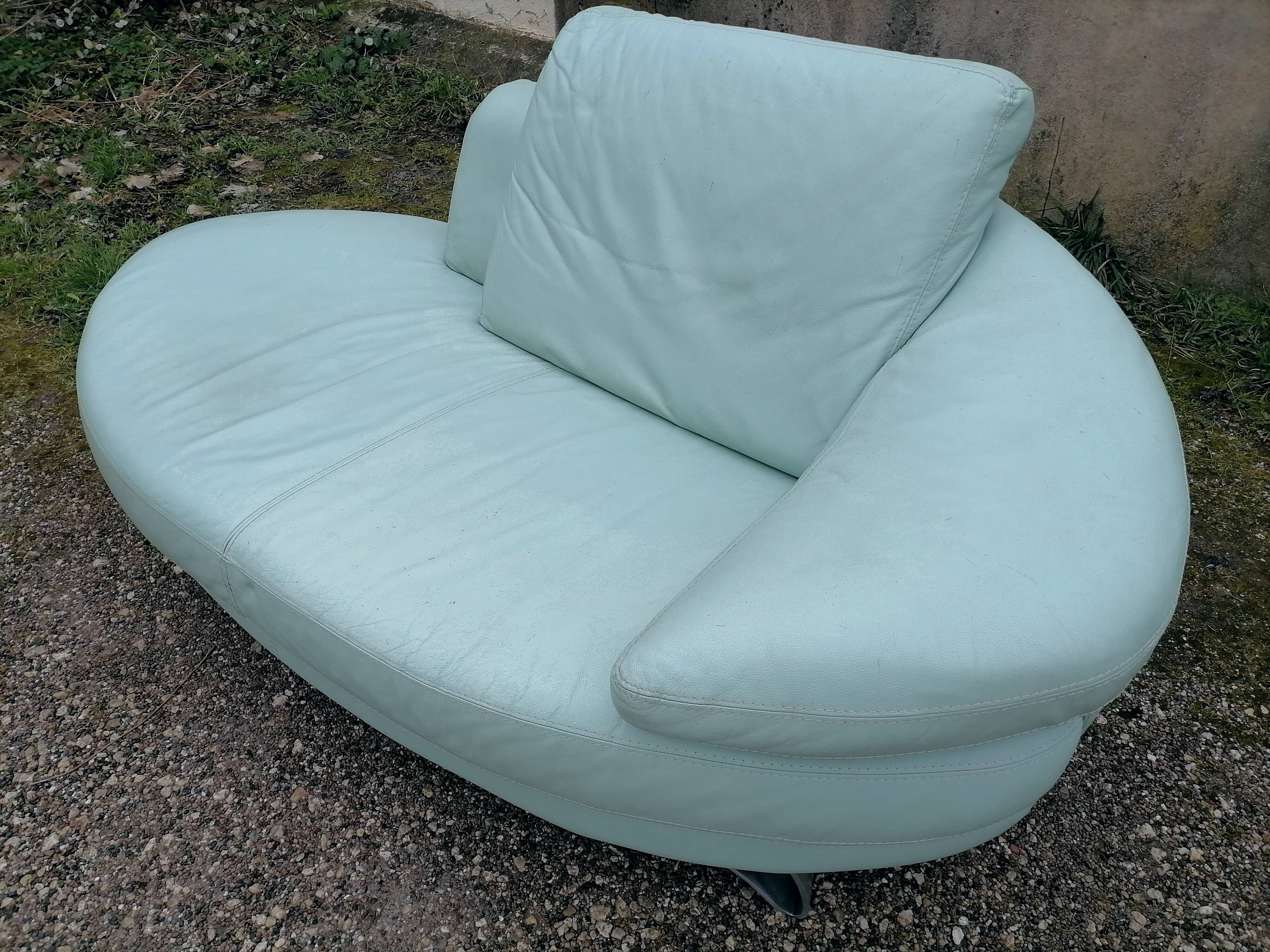 Sofa leather vintage, 70s