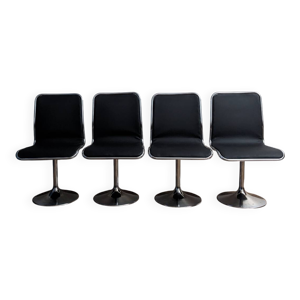 4 chaises pivotantes