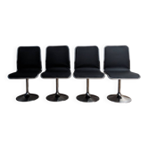 4 vintage swivel chairs