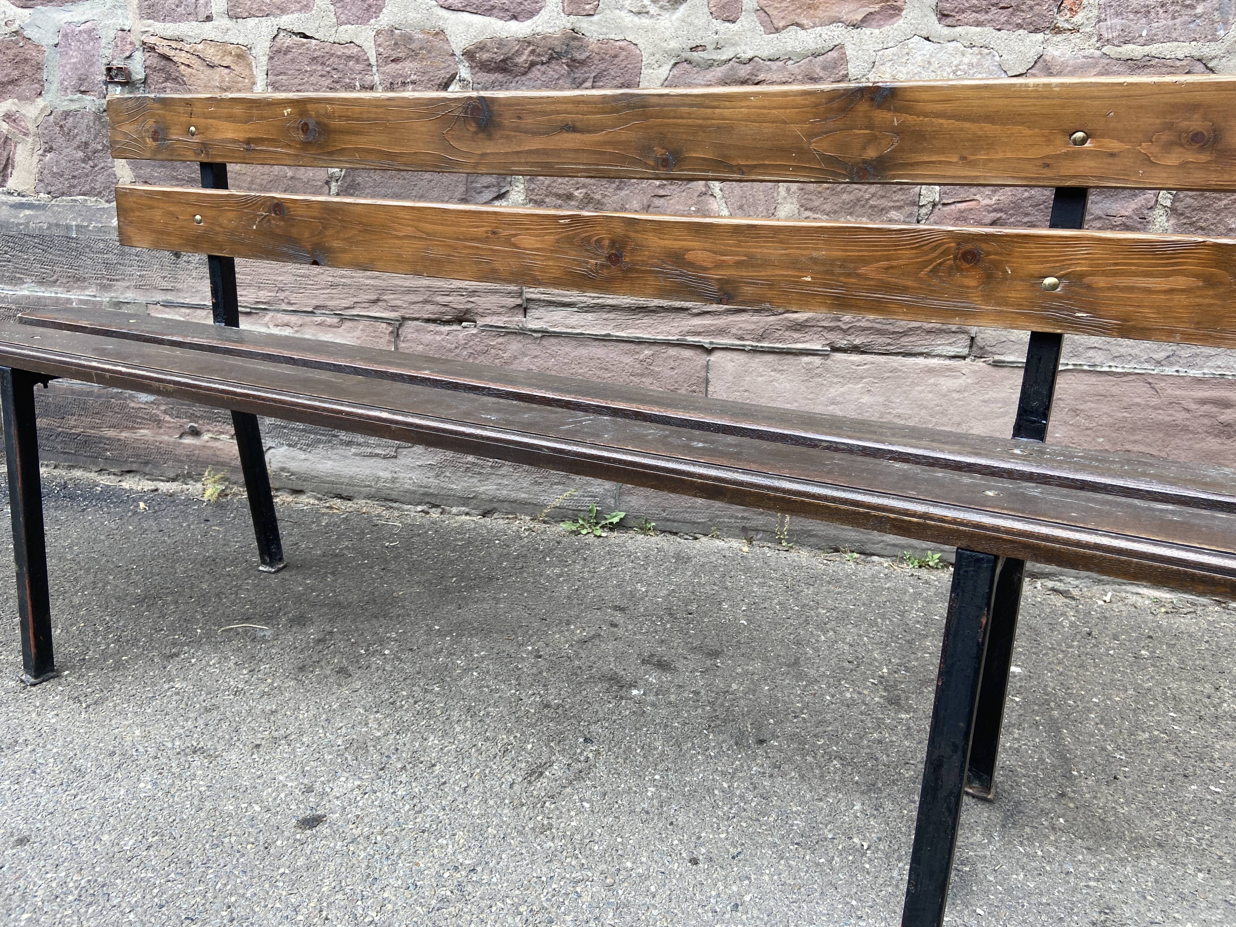 Vintage garden bench