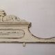 Art Nouveau pediment wood furniture patina furniture ornament