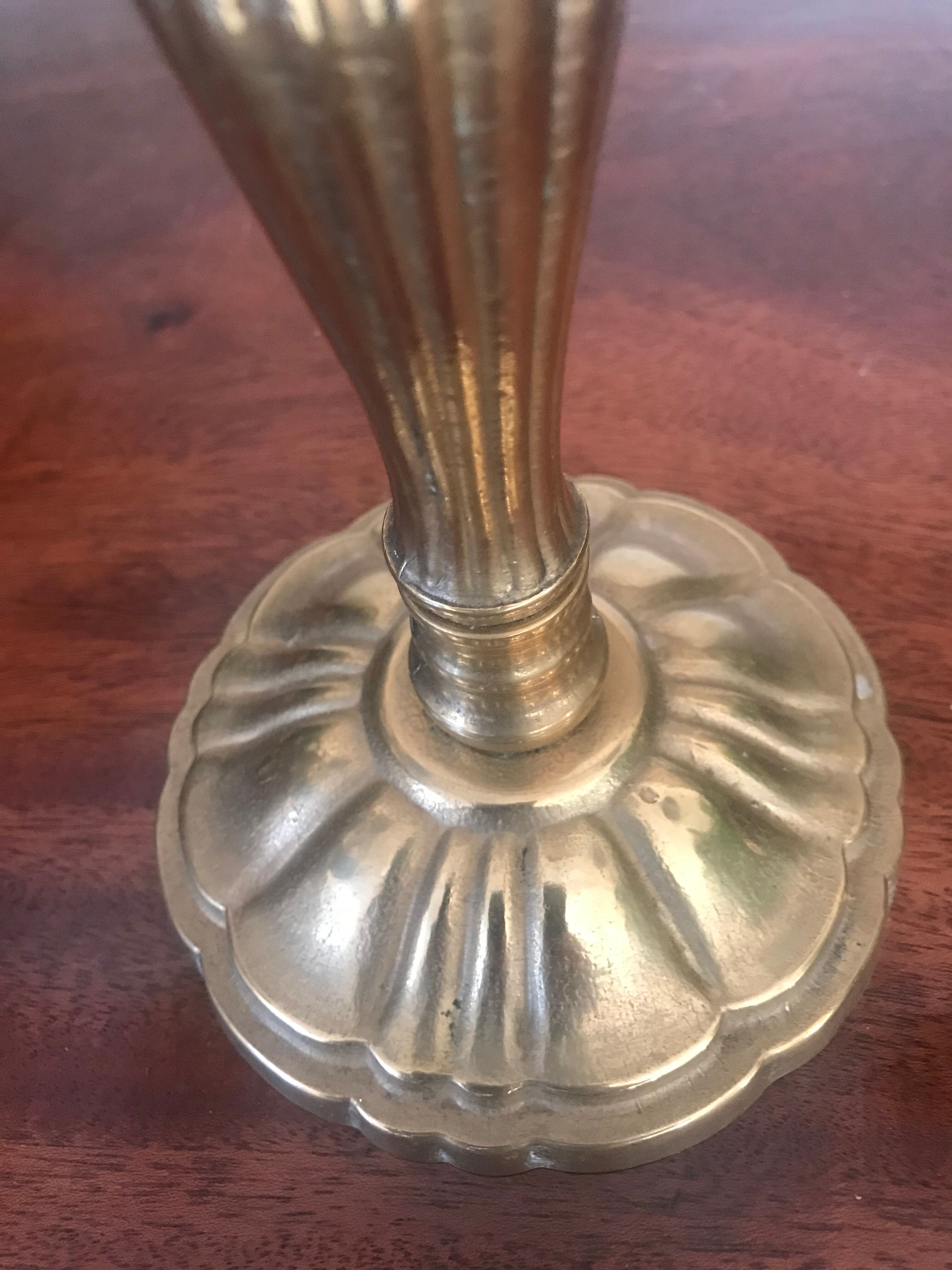 Solid brass chandelier