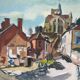 Village view attributed to Georges Pacouil