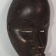 Dan Mask - Black Patina Wood - Ivory Coast, Jean Redor Collection