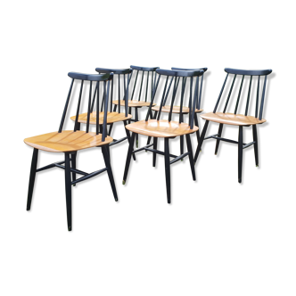 Série de 6 chaises Fanett de Tapiovaara