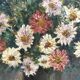 Oil on canvas, still life bouquet of flowers
