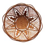 Original basket, wicker basket and vintage raffia