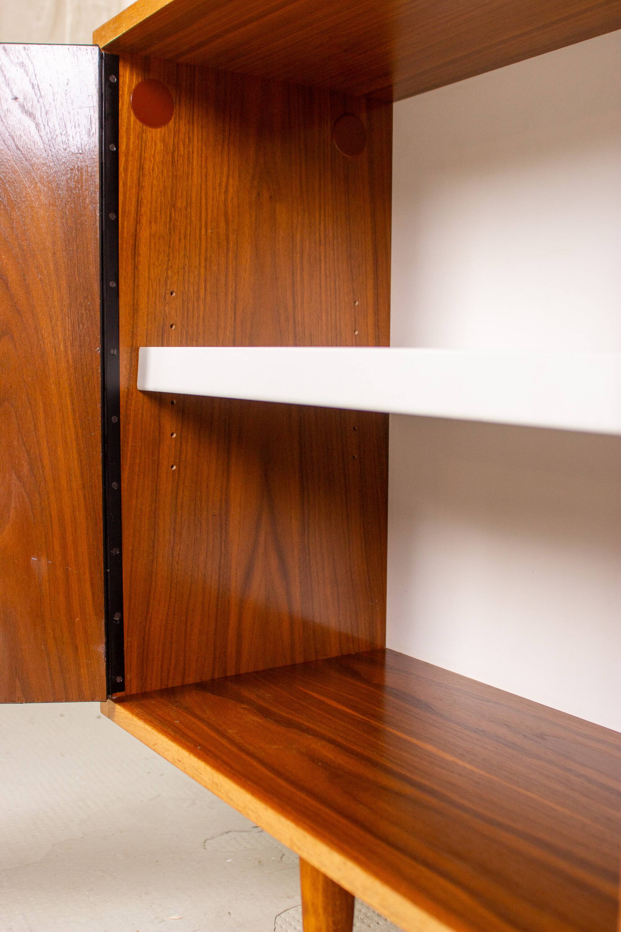 Vintage buffet sideboard highboard mid-century teak walnut