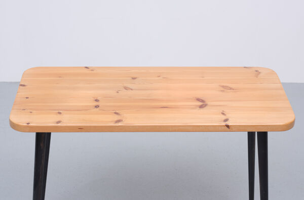 Table d’appoint vintage en pin années 1960