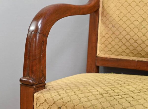 Canapé de Palier en Acajou, époque Restauration – 1ère Partie XIXe