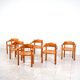 Set of 6 solid pinewood armchairs by Rainer Daumiller for Hirtshals Sawmill