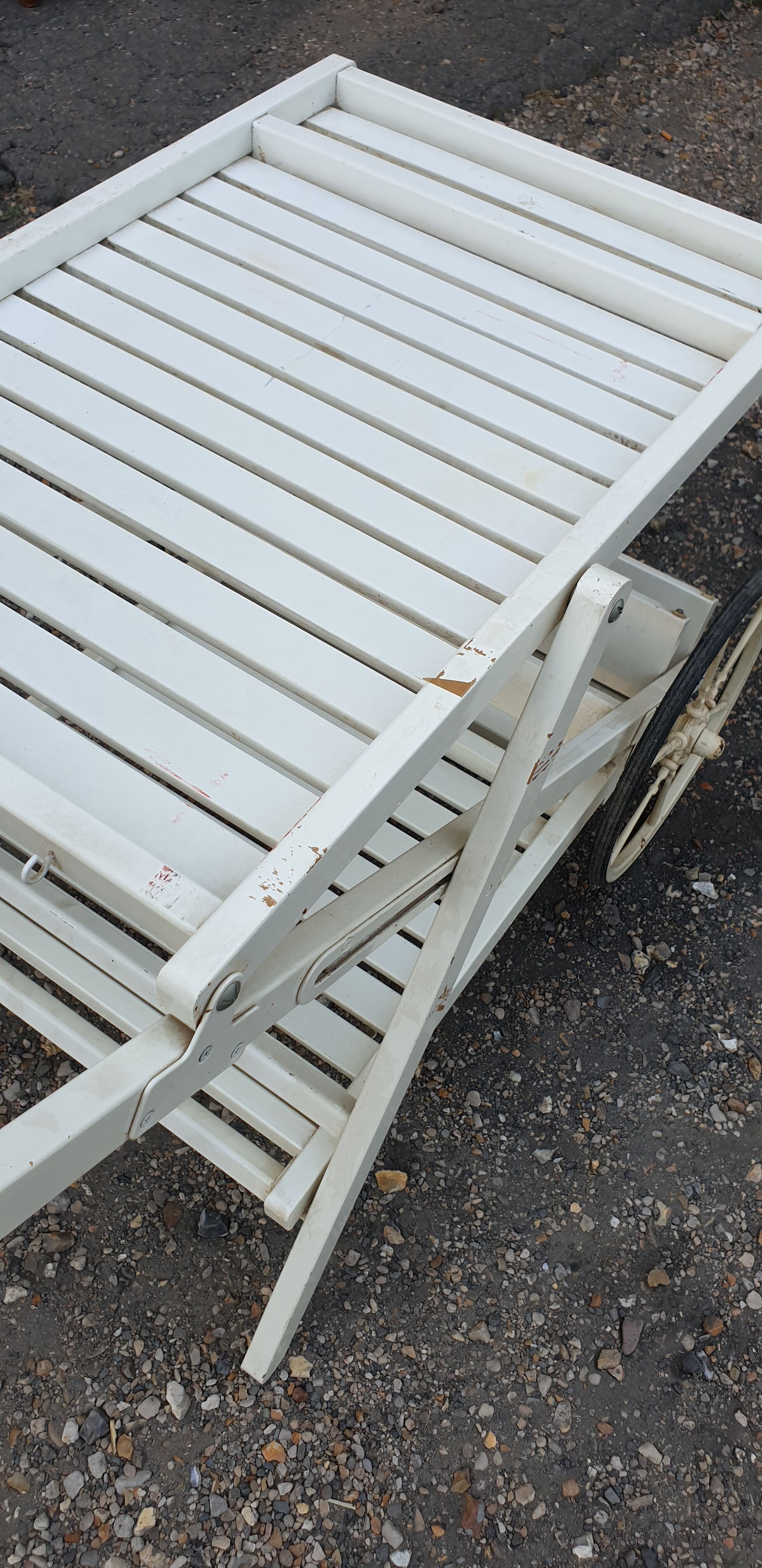 Vintage outdoor bar trolley