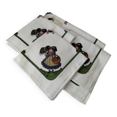 Serviettes de table Alsace