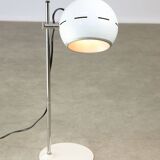 Space-age Italian Table Lamp in White Colour, 1970s