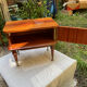 Table de nuit bois vernis vintage