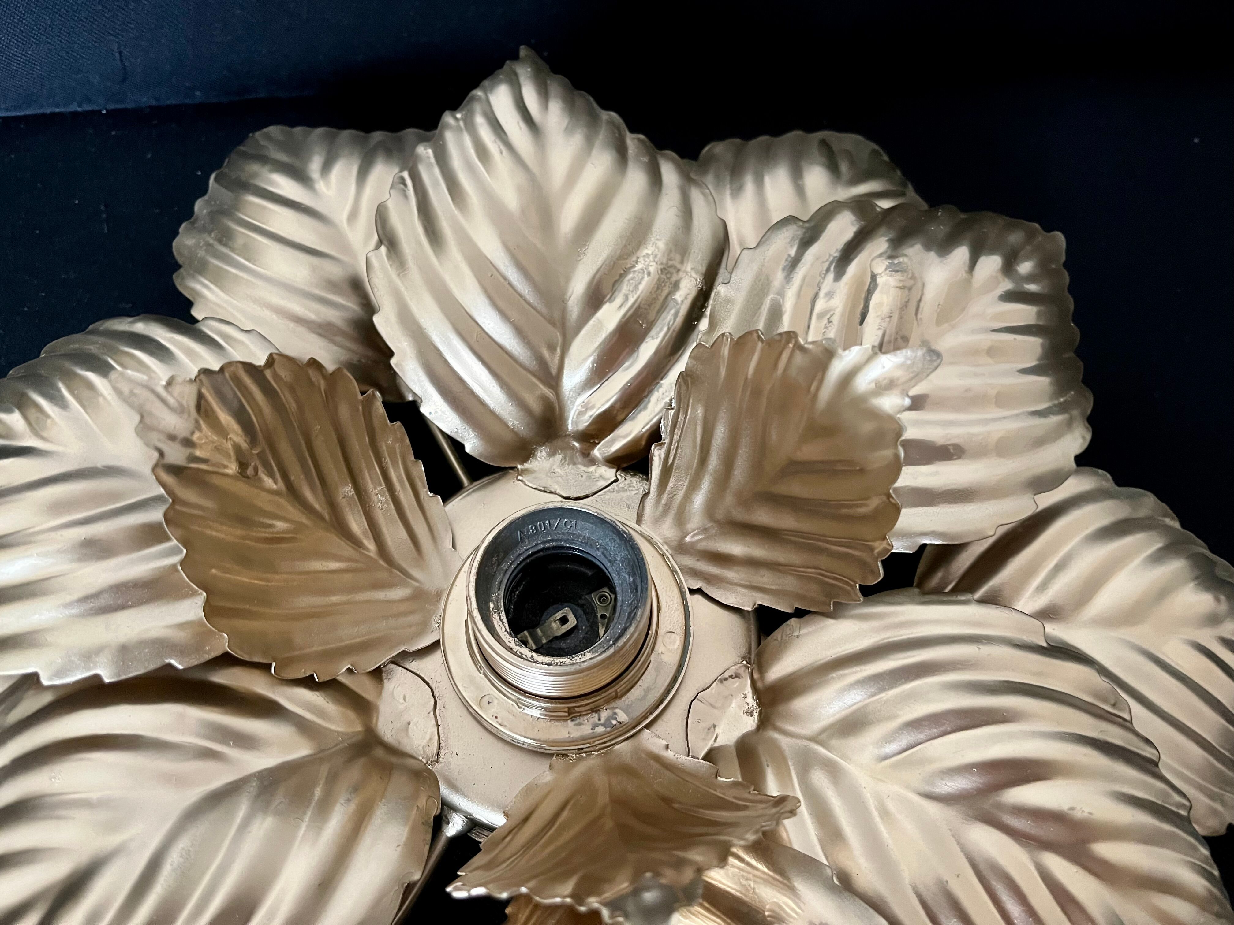 Masca golden flower wall lamp