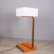 Vintage Space Age Italian Orange Metal and Acrylic Glass Floor Lamp, 1970s