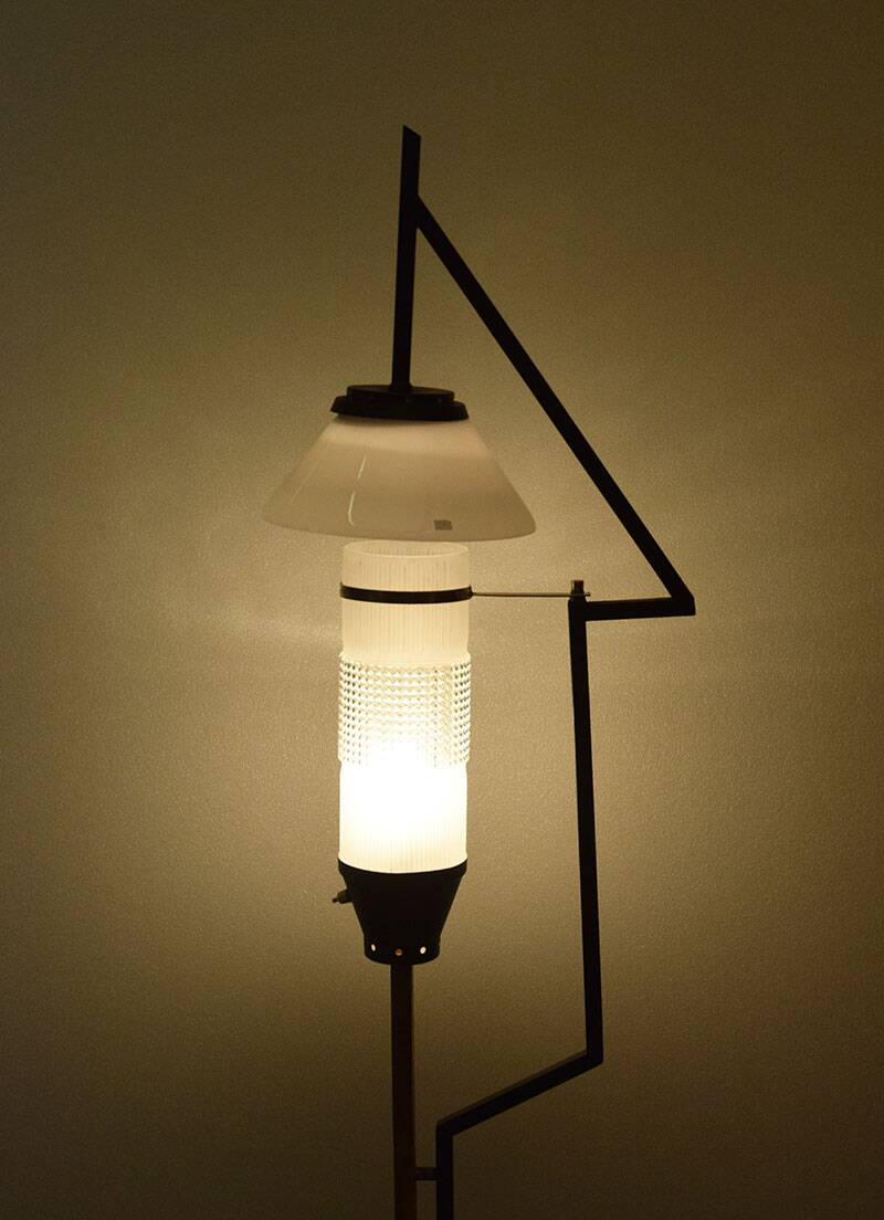 Floor lamp attr. Stilnovo, 1950s