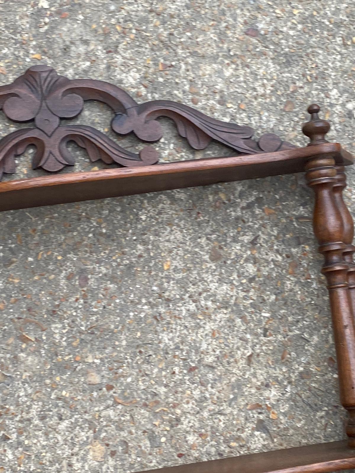 Shelf Carved wood old mural